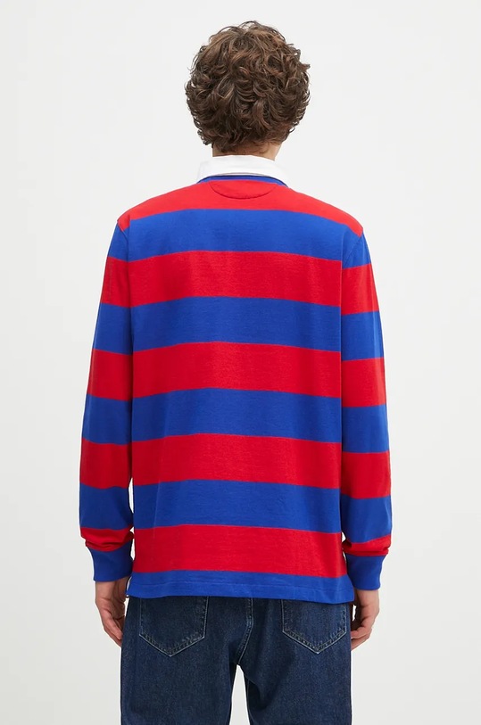 Abbigliamento Polo Ralph Lauren a maniche lunghe da uomo in cotone 710717116 rosso