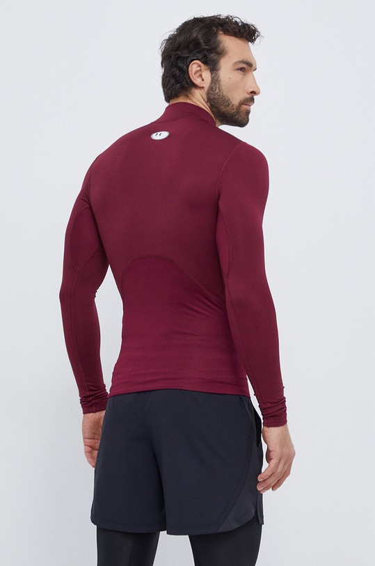 Odzież Under Armour longsleeve treningowy ColdGear Compression 1366072 bordowy