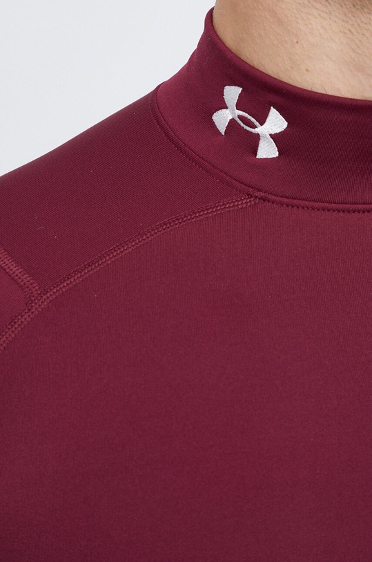 Under Armour longsleeve treningowy ColdGear Compression 1366072 bordowy
