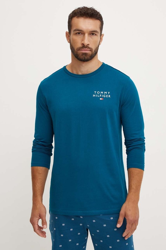 Tommy Hilfiger longlseeve lounge uni turcoaz UM0UM02984