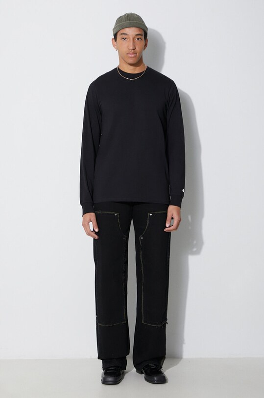 Carhartt WIP cotton longsleeve top I026265.0D2XX black AA00