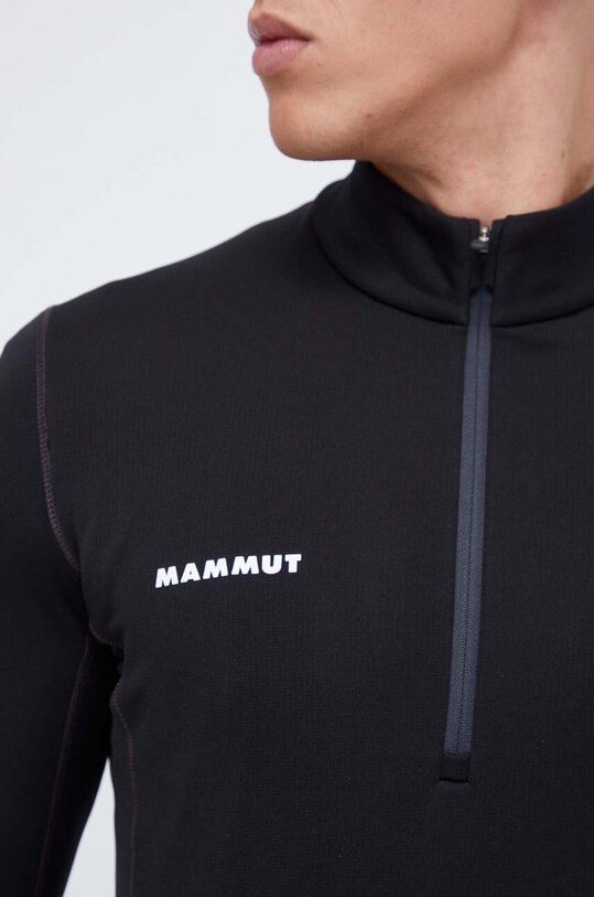 Αθλητική μπλούζα Mammut Aenergy ML Half Zip 1016.01100 μαύρο