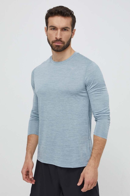 Mizuno longsleeve do biegania Impulse Core regular niebieski J2GAA520