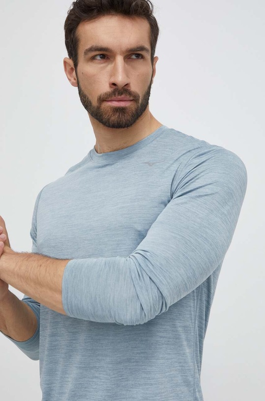 Mizuno longsleeve do biegania Impulse Core niebieski J2GAA520