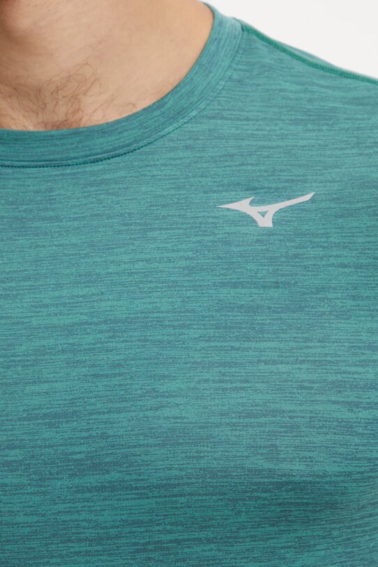 Mizuno longsleeve pentru alergare Impulse Core J2GAA520 turcoaz
