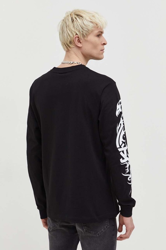 Odzież Karl Kani longsleeve bawełniany 6024068 czarny