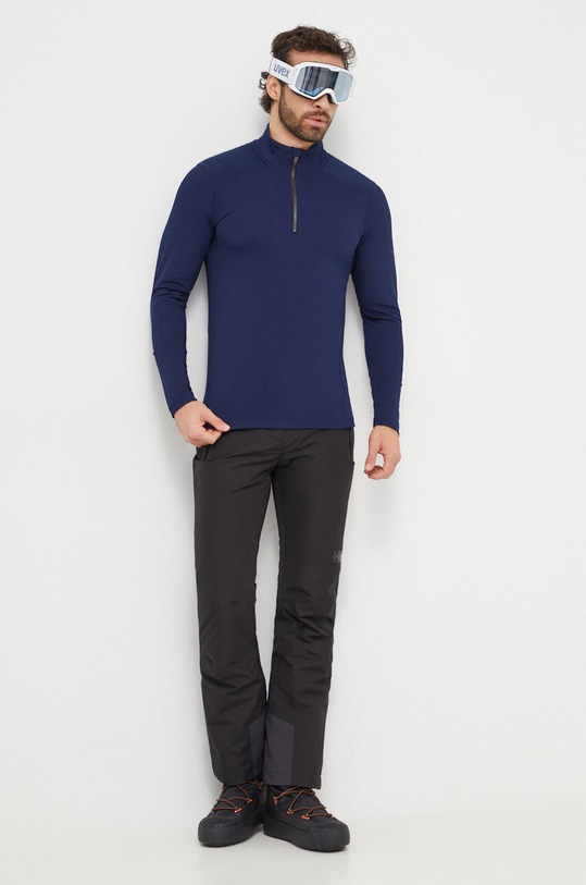 Funkcionalna majica dugih rukava Descente Piccard DWMWGB23 mornarsko plava AW23