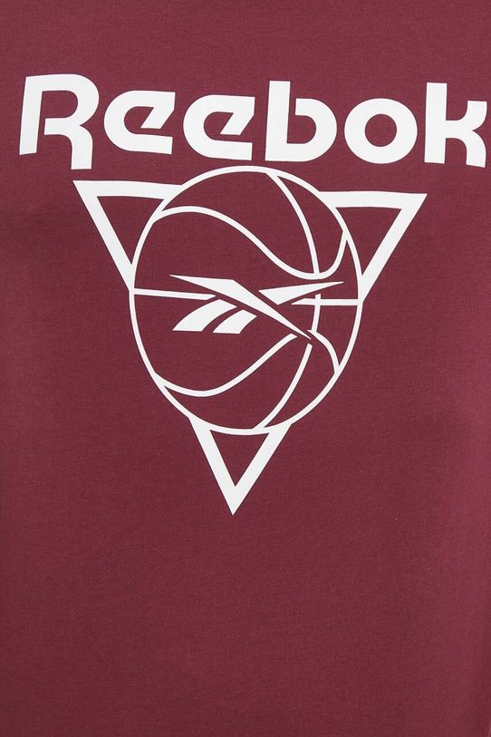 Reebok Classic longsleeve din bumbac Basketball 100070714 burgundia