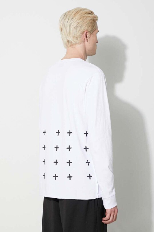 Îmbrăcăminte KSUBI longsleeve din bumbac MFA23TE013 alb