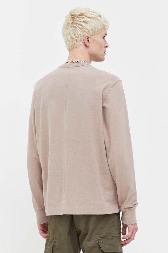 Îmbrăcăminte Abercrombie & Fitch longsleeve din bumbac KI124.3756.410 bej