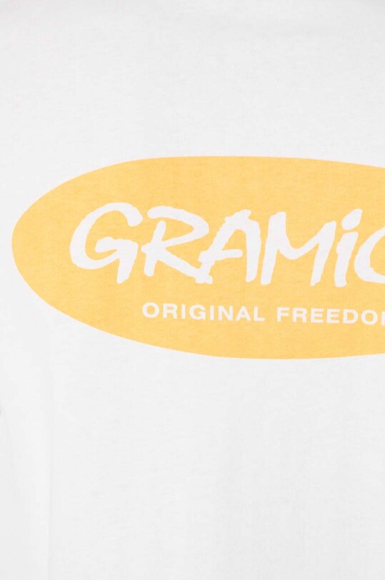 Bavlněné tričko s dlouhým rukávem Gramicci Original Freedom Oval Longsleeve Tee G3FU.T072