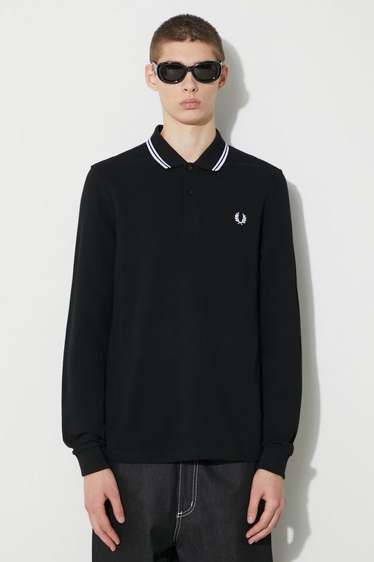 Fred Perry top a maniche lunghe in cotone