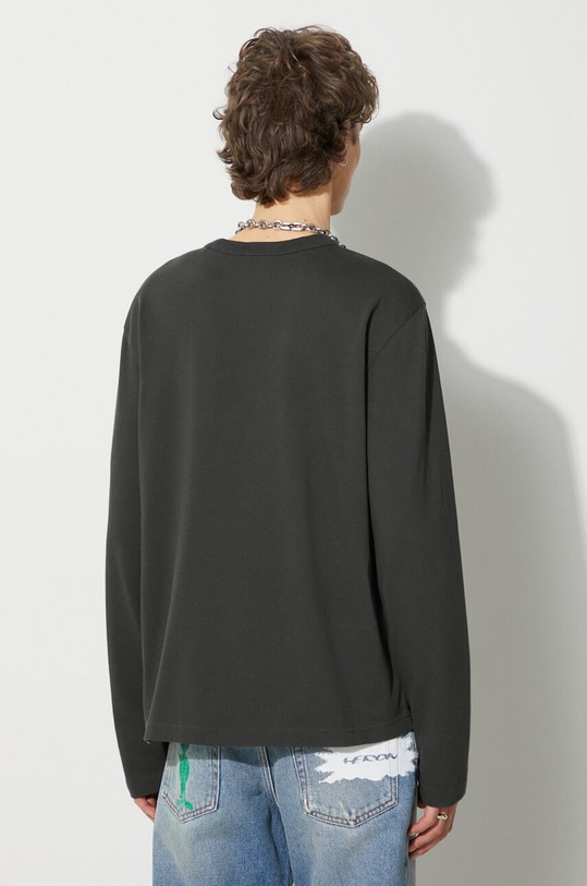 Odzież Heron Preston longsleeve bawełniany Ls Tee HMAB026F23JER0011000 szary