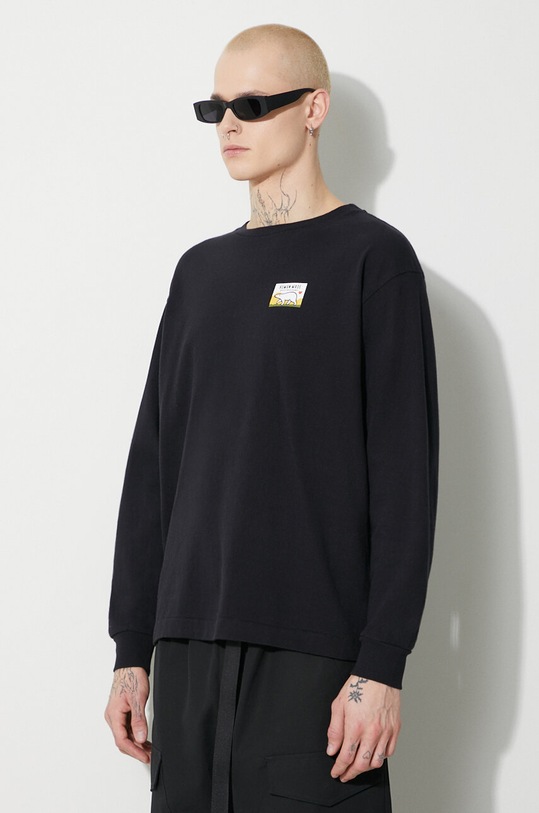 Îmbrăcăminte Human Made longsleeve din amestec de lână Wool Blended HM26CS012 bleumarin