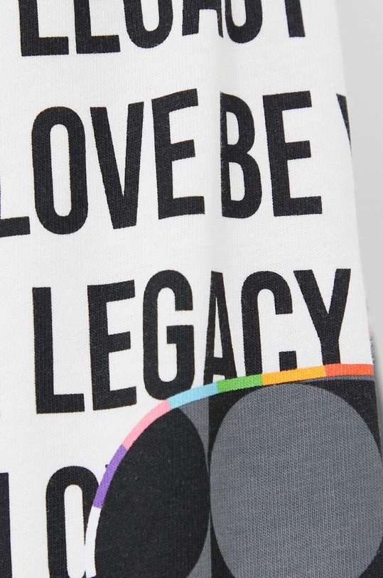 adidas longsleeve bawełniany PRIDE HZ3120 beżowy