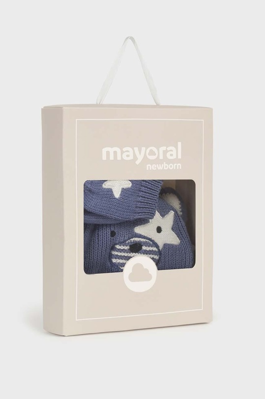Mayoral Newborn czapka i rękawiczki dziecięce Gift box 9667.1N.Newborn.9BYX
