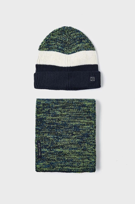 Mayoral șapcă și eșarfă pentru copii 10594.5G.CzapkaKompl albastru AW23