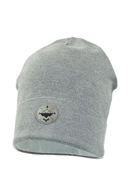Детская шапка Jamiks HARVIN аппликация серый HARVIN.Nakycie.JZG128.B
