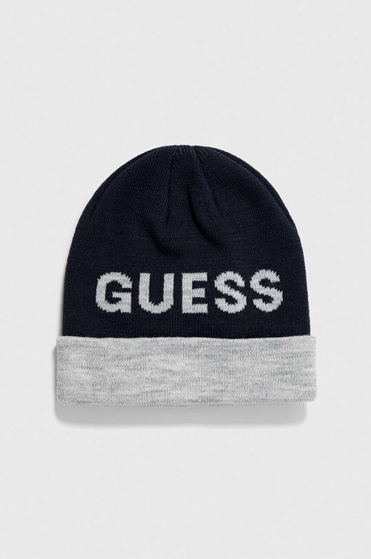 Παιδικός σκούφος και κολλάρο λαιμού Guess L3BZ01.Z2QP0.9BYX σκούρο μπλε AW23