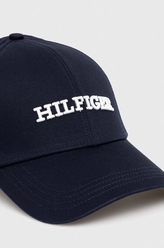 Bavlnená šiltovka Tommy Hilfiger AW0AW15532 tmavomodrá AW23