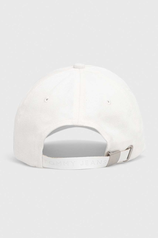 Akcesoria Tommy Jeans czapka z daszkiem bawełniana AW0AW14992 biały