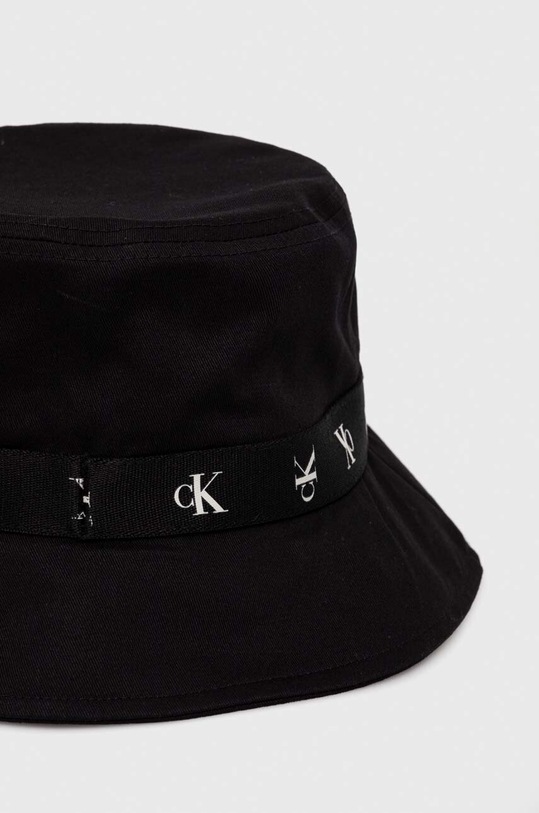 Calvin Klein Jeans kapelusz bawełniany K60K610909 czarny AW23