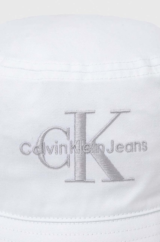 Calvin Klein Jeans kapelusz bawełniany K60K611029 biały SS24