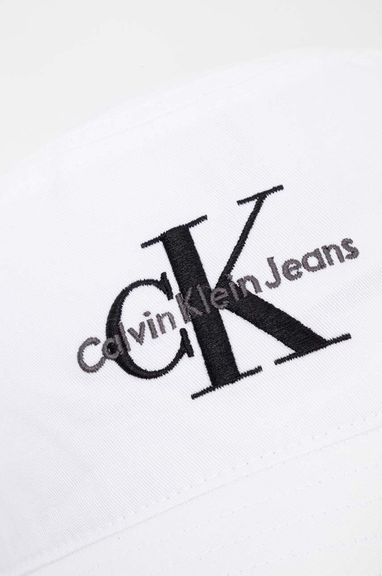 Calvin Klein Jeans pălărie din bumbac alb K60K611029