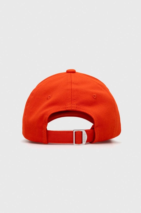 Akcesoria BOSS czapka z daszkiem bawełniana 50495441 pomarańczowy