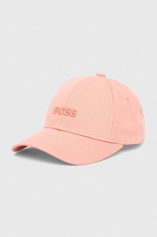 BOSS șapcă de baseball din bumbac bumbac roz 50495441