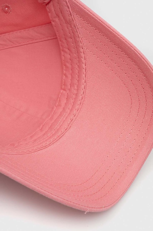BOSS czapka z daszkiem bawełniana różowy 50495441