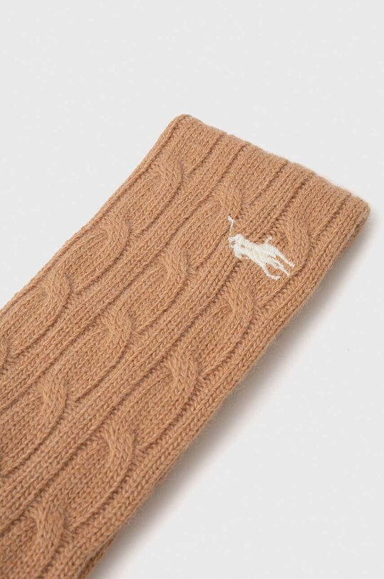 Μάλλινη κορδέλα Polo Ralph Lauren 455922975 μπεζ AW23