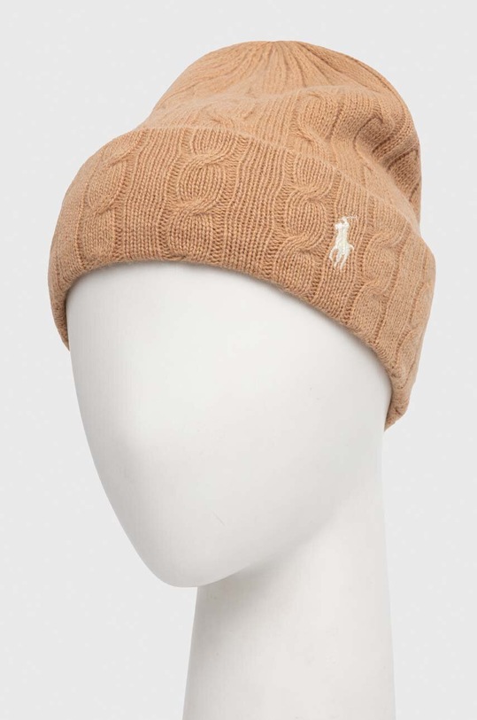 Polo Ralph Lauren caciula de lana 455922986 bej AW23