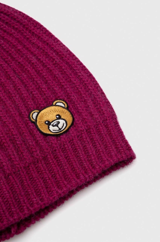 Akcesoria Moschino czapka wełniana M2958.65375 fioletowy