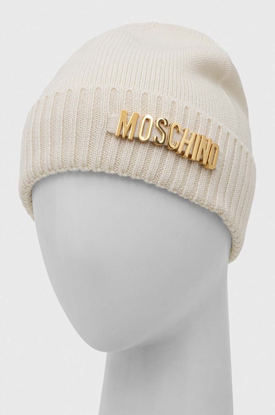 Kiegészítők Moschino gyapjú sapka M2972.65380 bézs