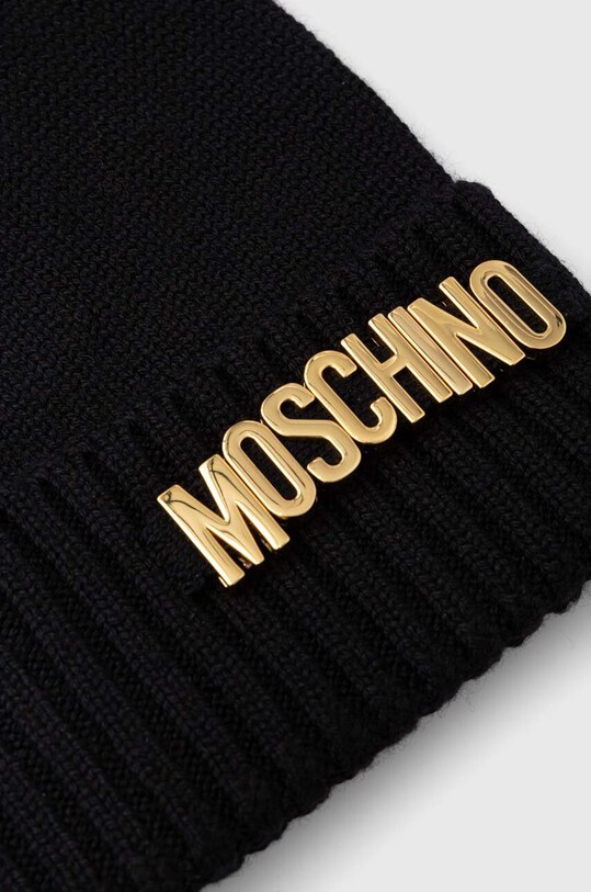 Accesorii Moschino caciula de lana M2972.65380 negru