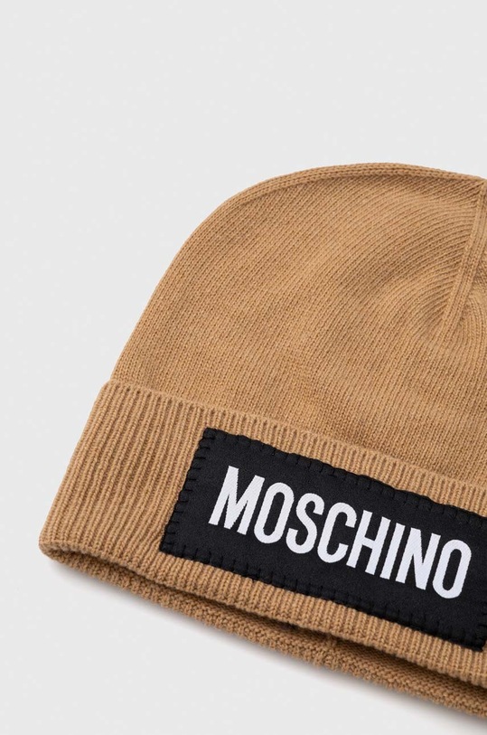 Akcesoria Moschino czapka kaszmirowa M5737.60094 brązowy