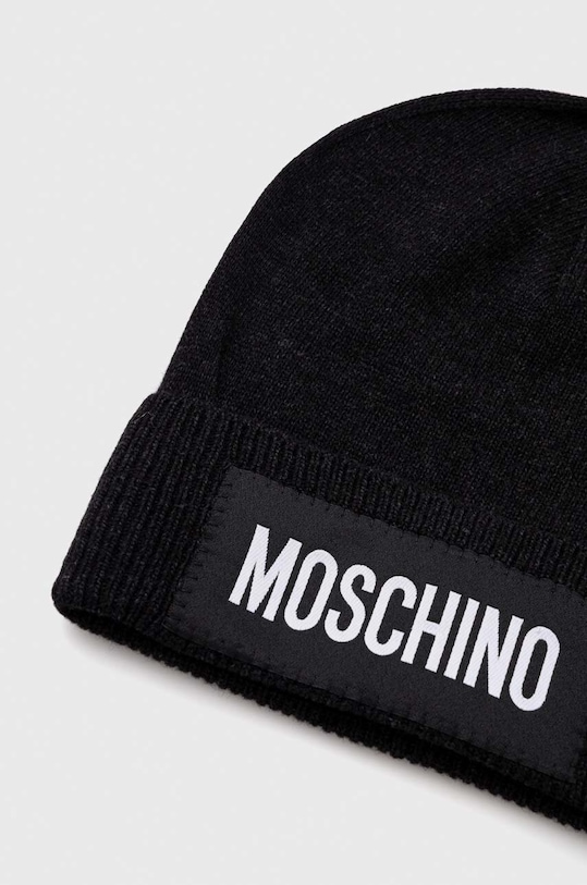 Akcesoria Moschino czapka kaszmirowa M5737.60094 czarny