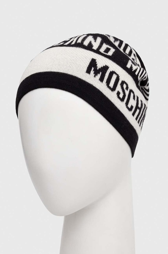 Moschino czapka wełniana M5740.65365 biały AW23