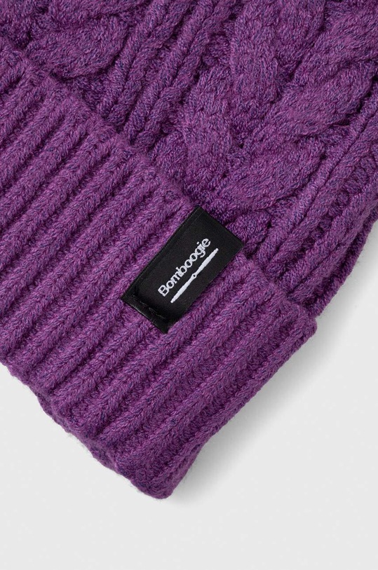 Doplňky Čepice z vlněné směsi Bomboogie LW8270TTRWO fialová