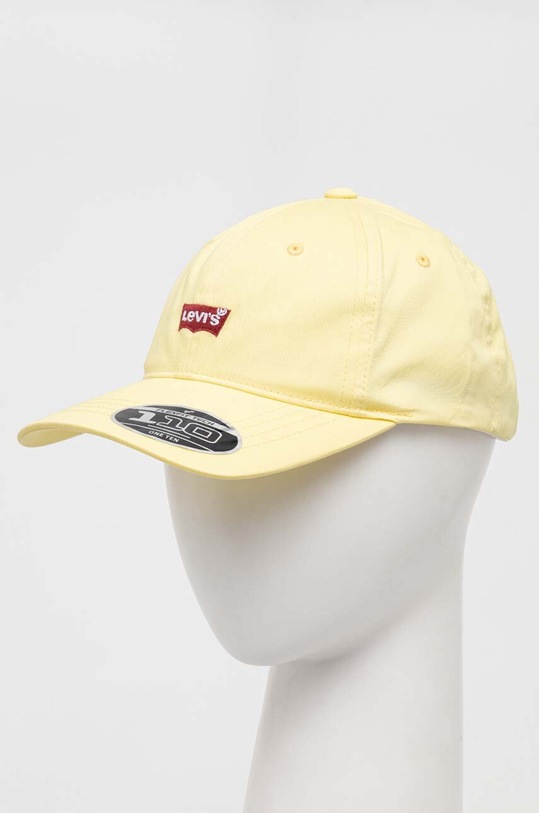 Шапка с козирка Levi's други жълт D7740.0004