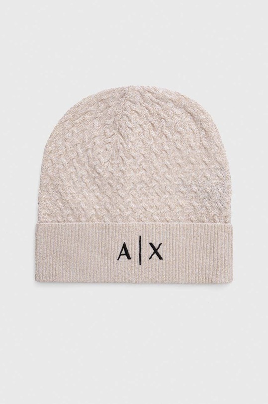 Armani Exchange czapka z domieszką wełny z domieszką wełny złoty 944661.3F304