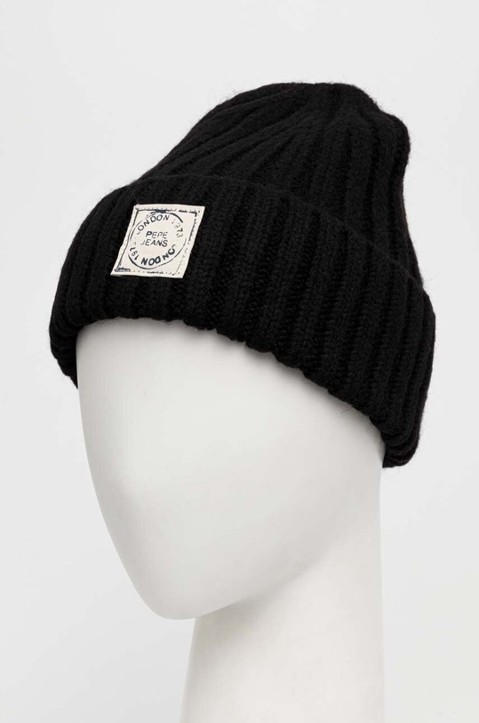 Čiapka Pepe Jeans PL040347.999 čierna AW23