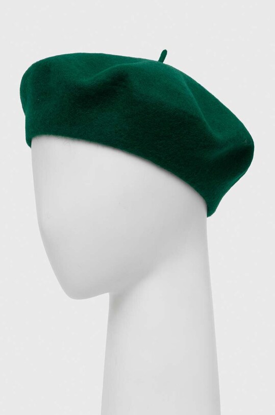 Μάλλινος μπερές United Colors of Benetton 6HPKD41HF.7U3 πράσινο AW23