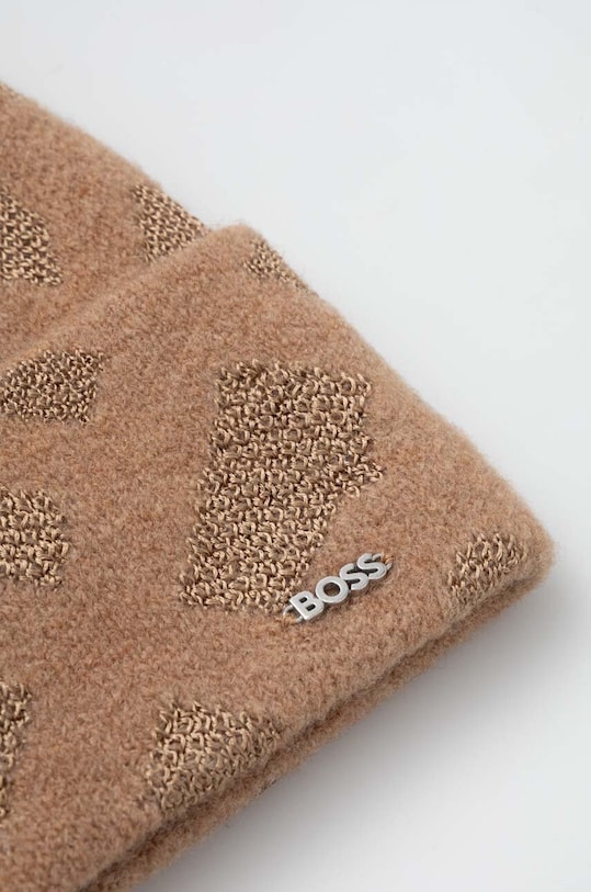 BOSS caciula din amestec de lana 50501029 bej AW23