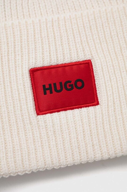 Akcesoria HUGO czapka wełniana 50502579 biały