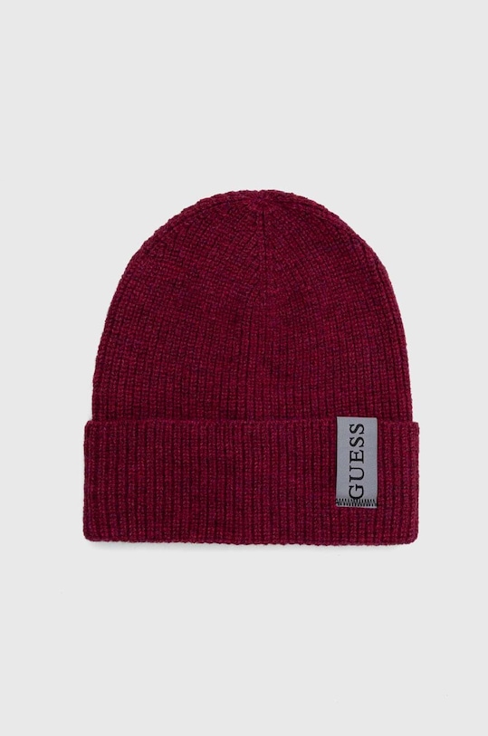 Шапка с примесью шерсти Guess остальные фиолетовой AW9962.WOL01