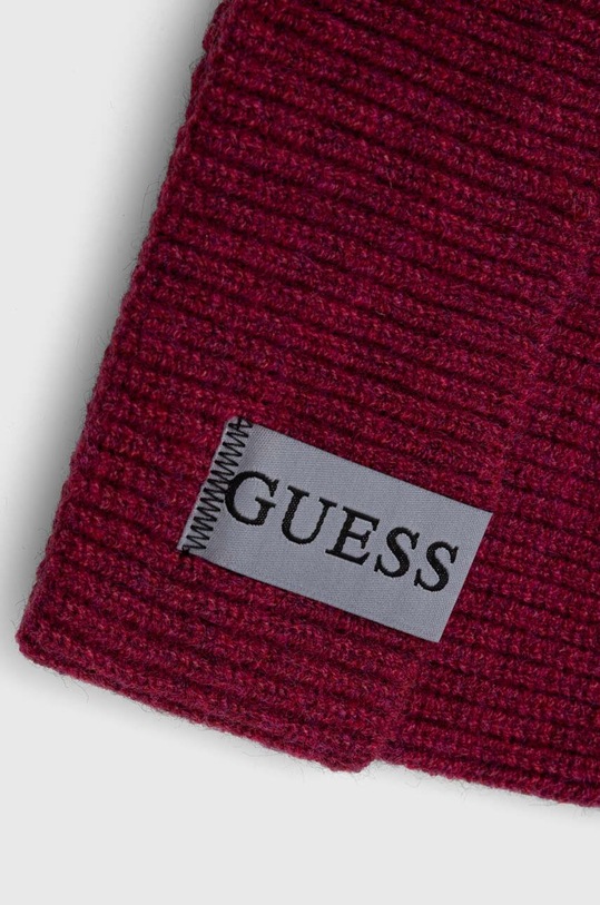 Шапка с примесью шерсти Guess AW9962.WOL01 фиолетовой AW23