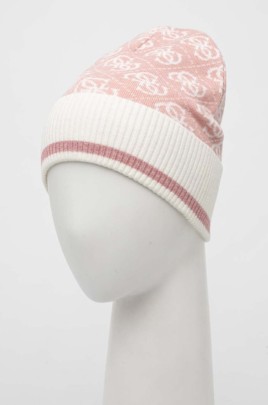 Doplnky Čiapka Guess AW9979.WOL01 ružová