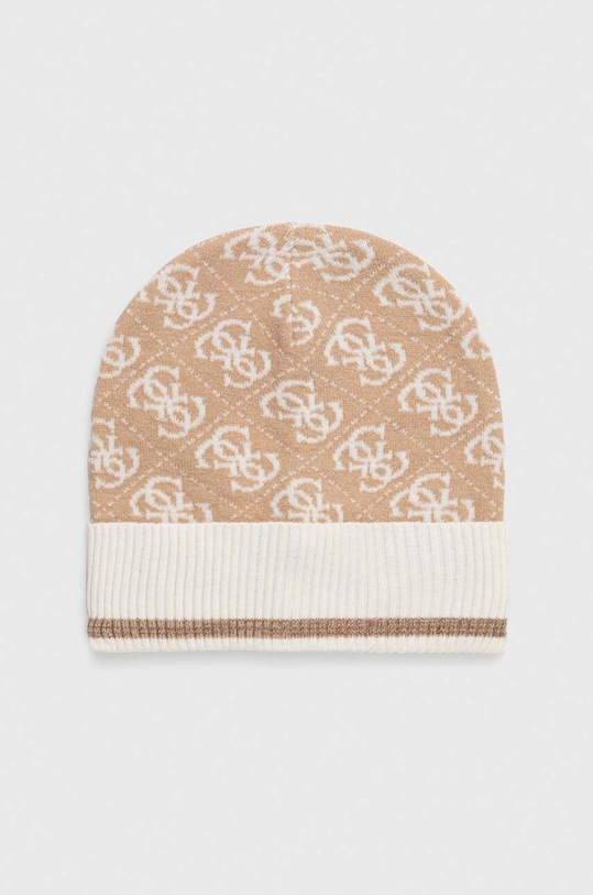 Čepice Guess středně silná béžová AW9979.WOL01